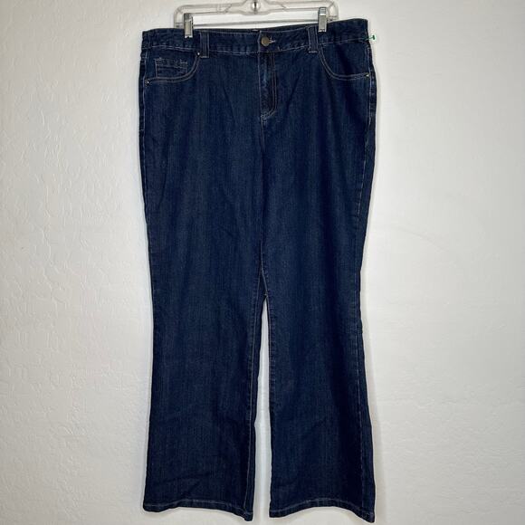 Christopher & Banks Women’s Jeans Straight Leg Size 16 - Picture 2 of 10
